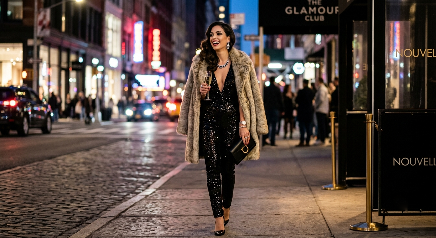glam person